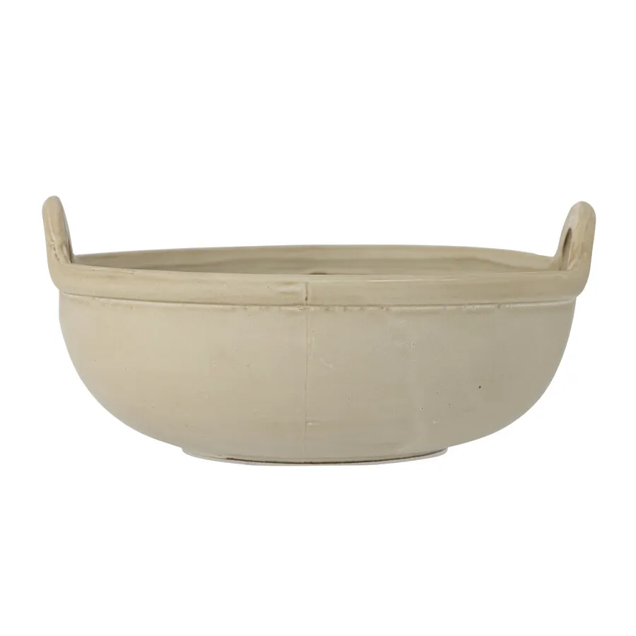 Donica z kamionki JANTI 33 cm - beżowy