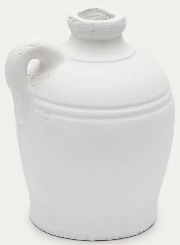 Wazon dekoracyjny PALAFRUGELL 23 cm - biały