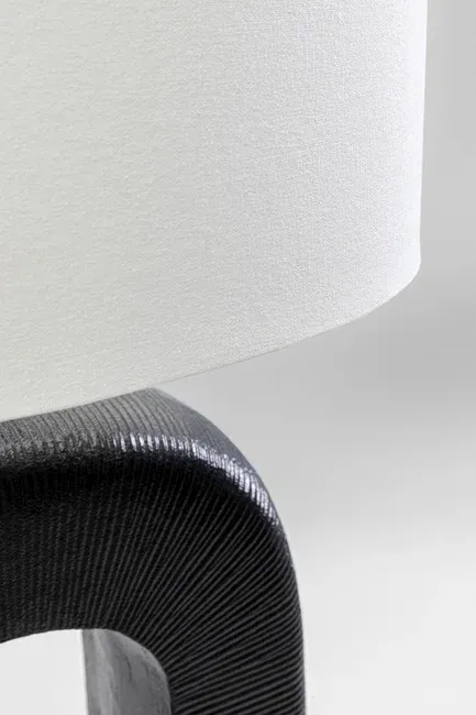 Lampa stołowa TUBE 79 - biały/czarny