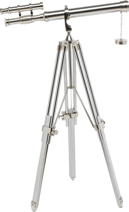 Teleskop dekoracyjny TELESCOPE - srebrny