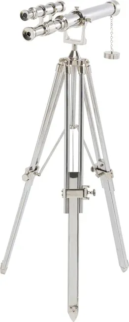 Teleskop dekoracyjny TELESCOPE - srebrny
