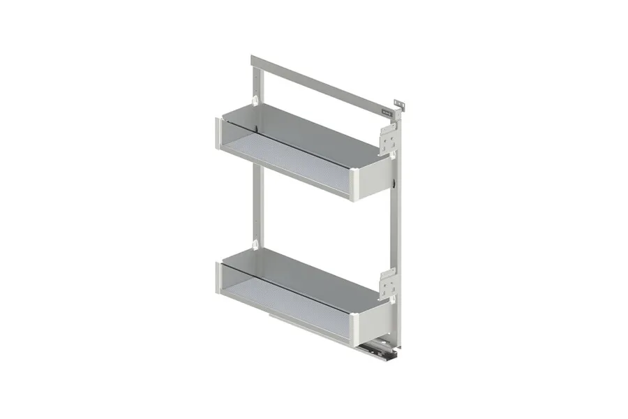 MAXIMA PURO Cargo mini boczne 150 prawe L-480 metal/szkło biały mat/bezbarwny