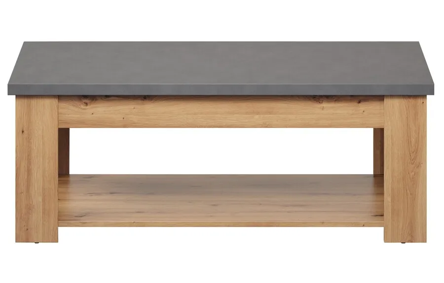 Stolik kawowy FOLLOW 120x67 - dąb artisan/matera