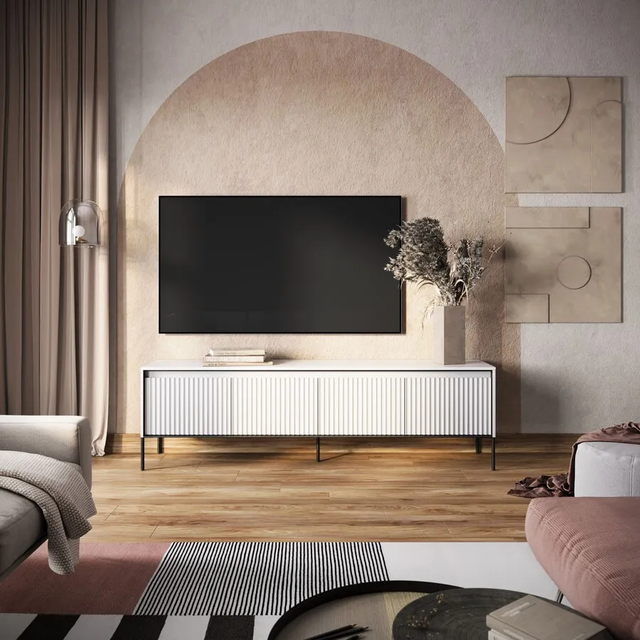 Szafka RTV TREND 193 cm TR-06 - biały