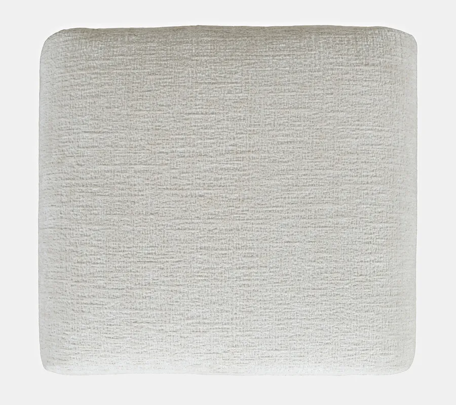 Ławka tapicerowana LEITH 53 cm - jasny beżowy