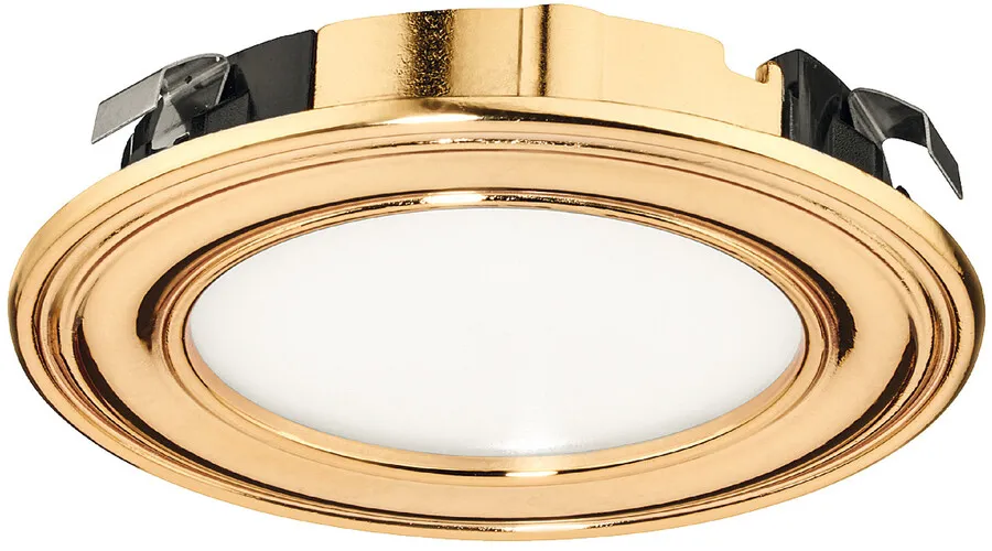 Oprawa wpuszczana, LED 1136 12 V średnica otworu 68 mm okrągły, biały ciepły 3000 K, złoty