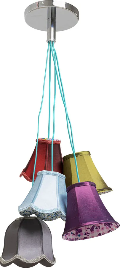 Lampa wisząca SALOON FLOWERS 5 - multikolor