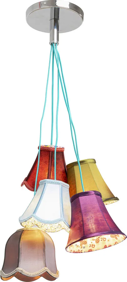 Lampa wisząca SALOON FLOWERS 5 - multikolor