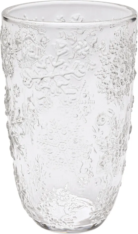 Szklanka wysoka ICE FLOWERS - transparentny