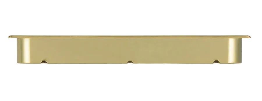 Uchwyt meblowy wpuszczany 2382 - złoty polerowany / rozstaw 96 mm