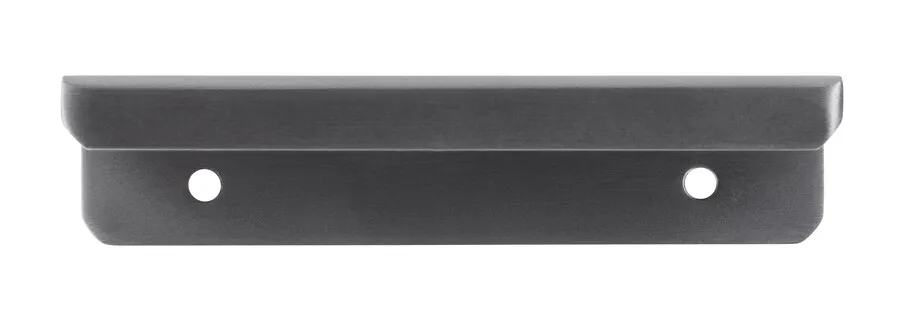Uchwyt listwowy 2372 - antracyt stal nierdzewna / rozstaw 64 mm