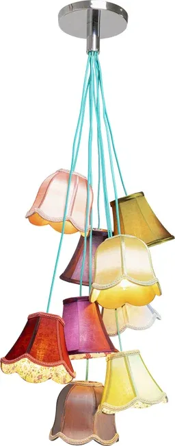 Lampa wisząca SALOON FLOWERS 9 - multikolor