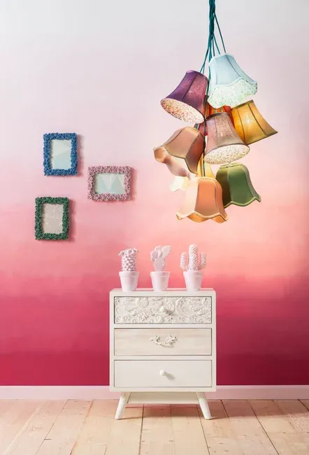 Lampa wisząca SALOON FLOWERS 9 - multikolor