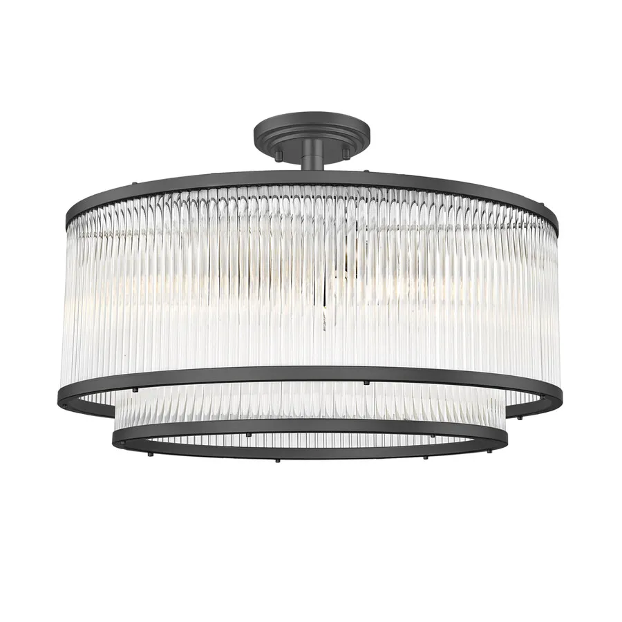 Lampa sufitowa SERGIO C0528-06H-P7AC - czarny