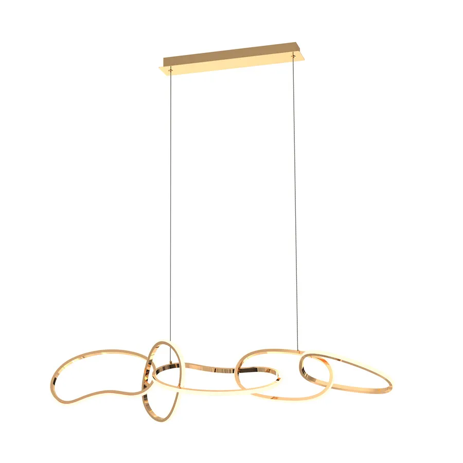 Lampa wisząca CHOLET MD7361-5A-EGT - złoty