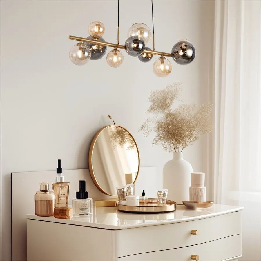 Lampa wisząca VILLA MD5918-10-EGN - złoty