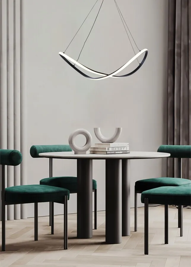 Lampa wisząca ERDA 19600P-BK - czarny