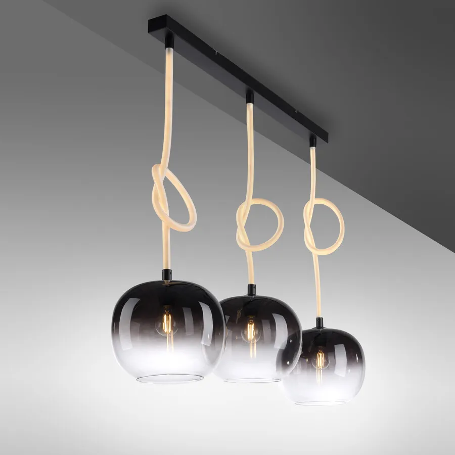 Lampa wisząca LUMA 2411-18 - czarny