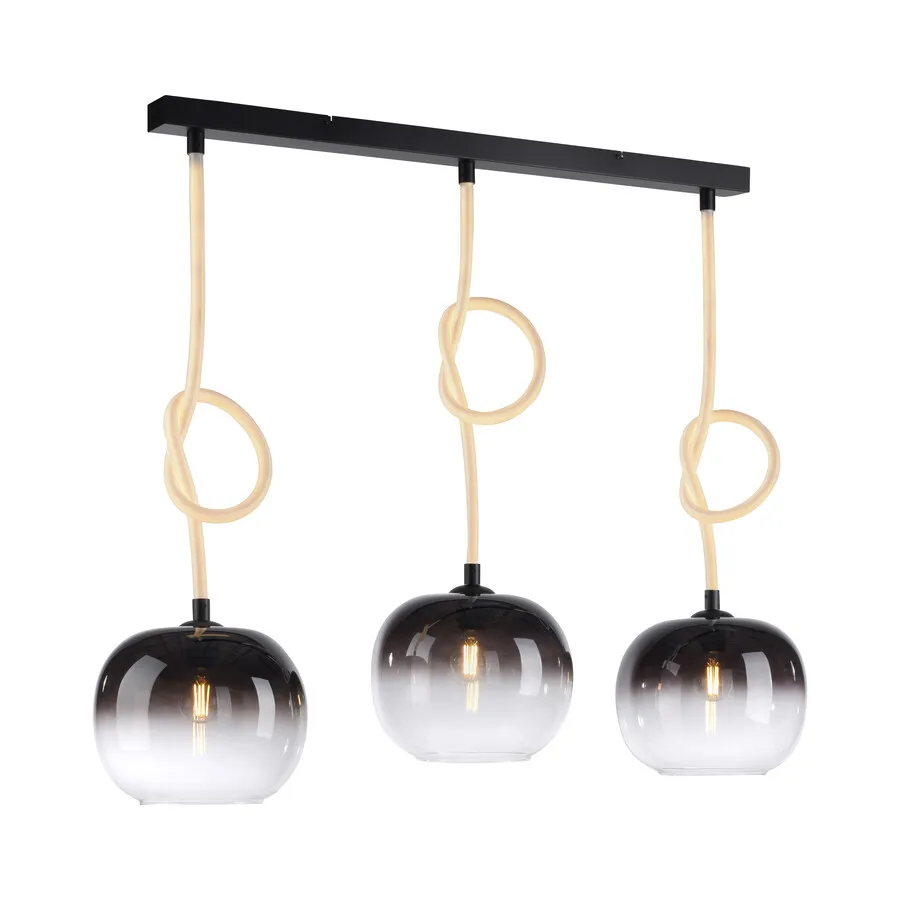 Lampa wisząca LUMA 2411-18 - czarny