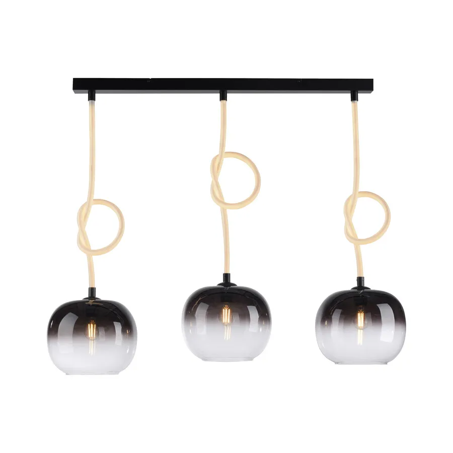 Lampa wisząca LUMA 2411-18 - czarny