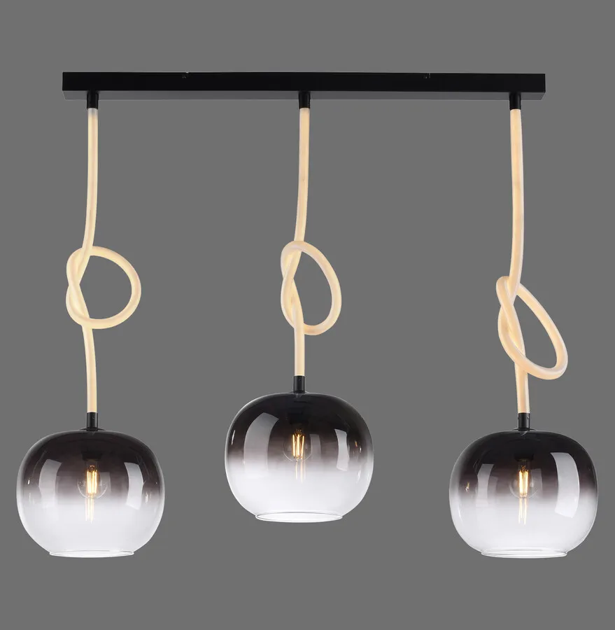 Lampa wisząca LUMA 2411-18 - czarny