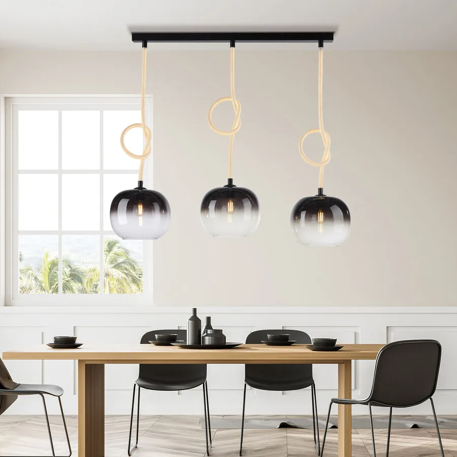 Lampa wisząca LUMA 2411-18 - czarny