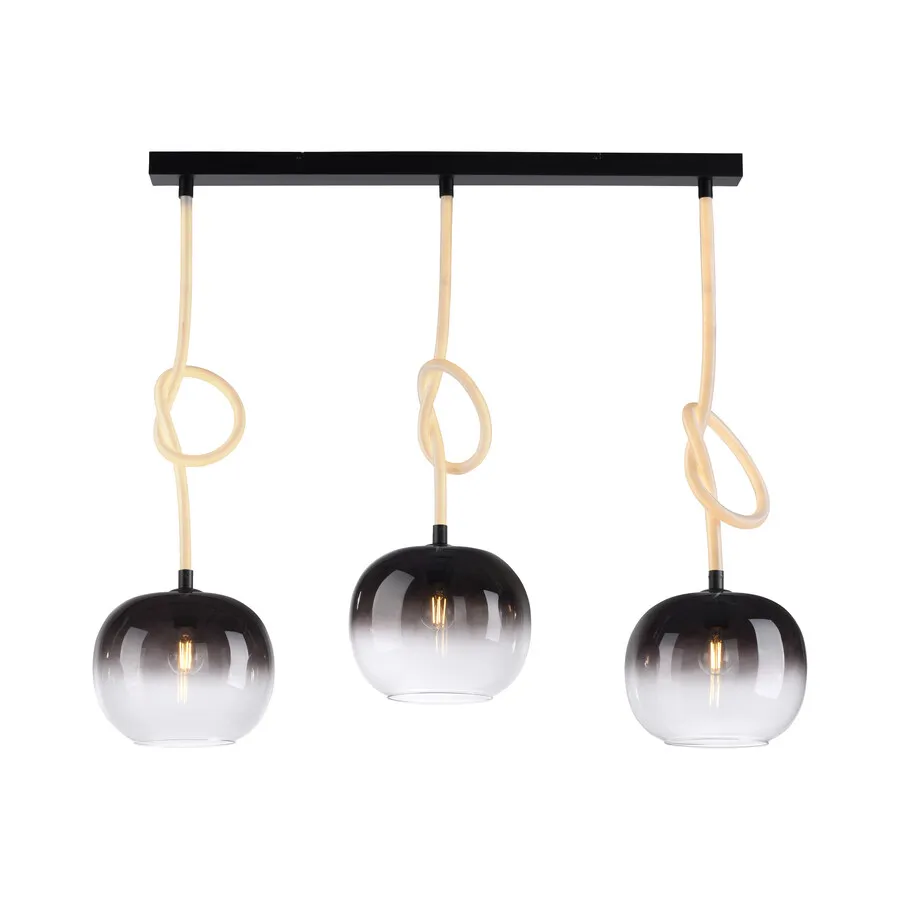Lampa wisząca LUMA 2411-18 - czarny