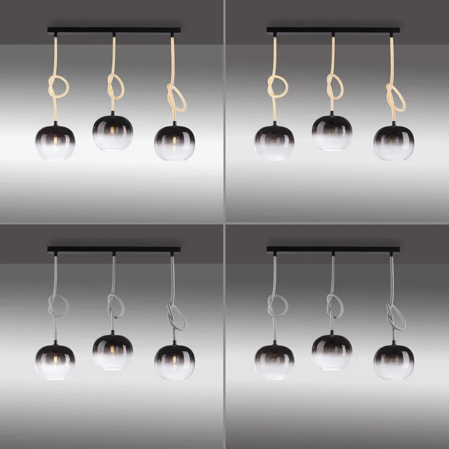 Lampa wisząca LUMA 2411-18 - czarny