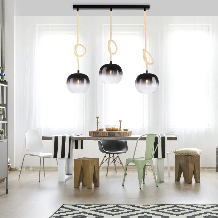 Lampa wisząca LUMA 2411-18 - czarny