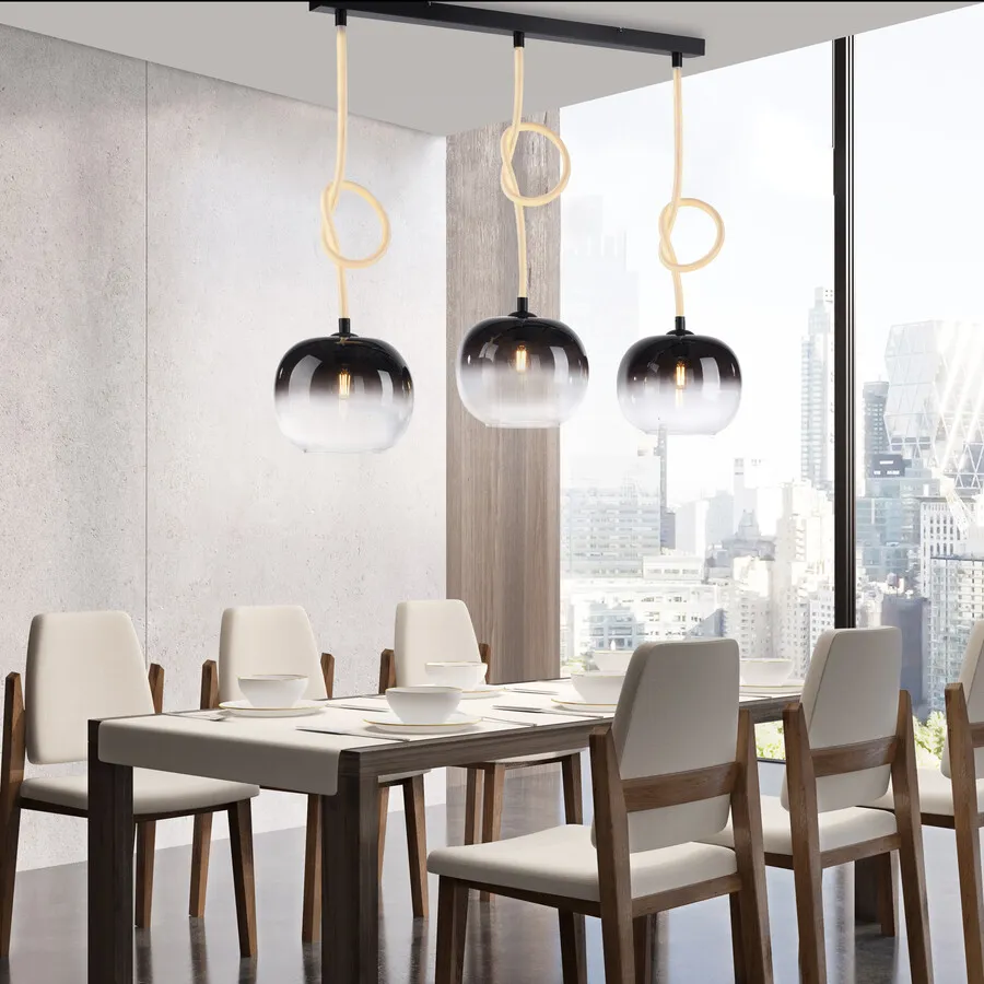 Lampa wisząca LUMA 2411-18 - czarny