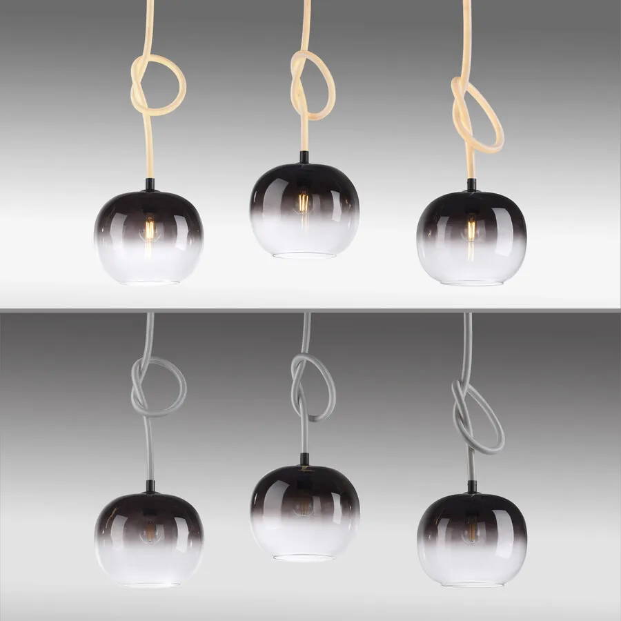 Lampa wisząca LUMA 2411-18 - czarny