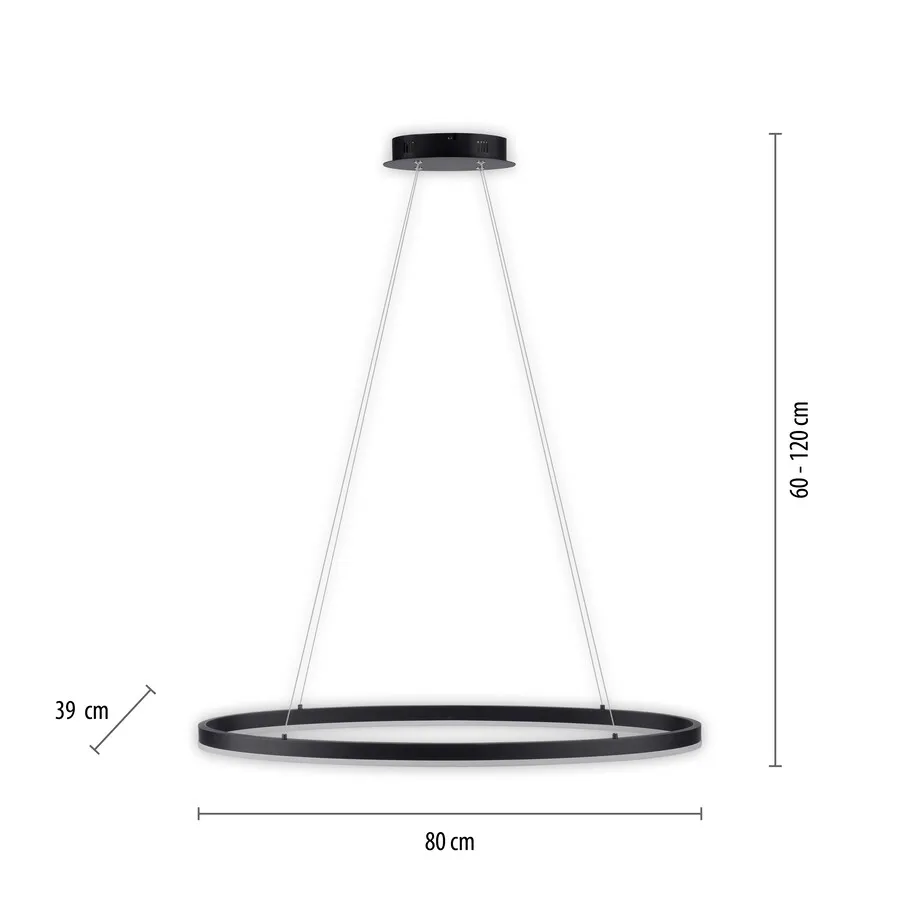 Lampa wisząca TITUS 2392-13 - antracyt