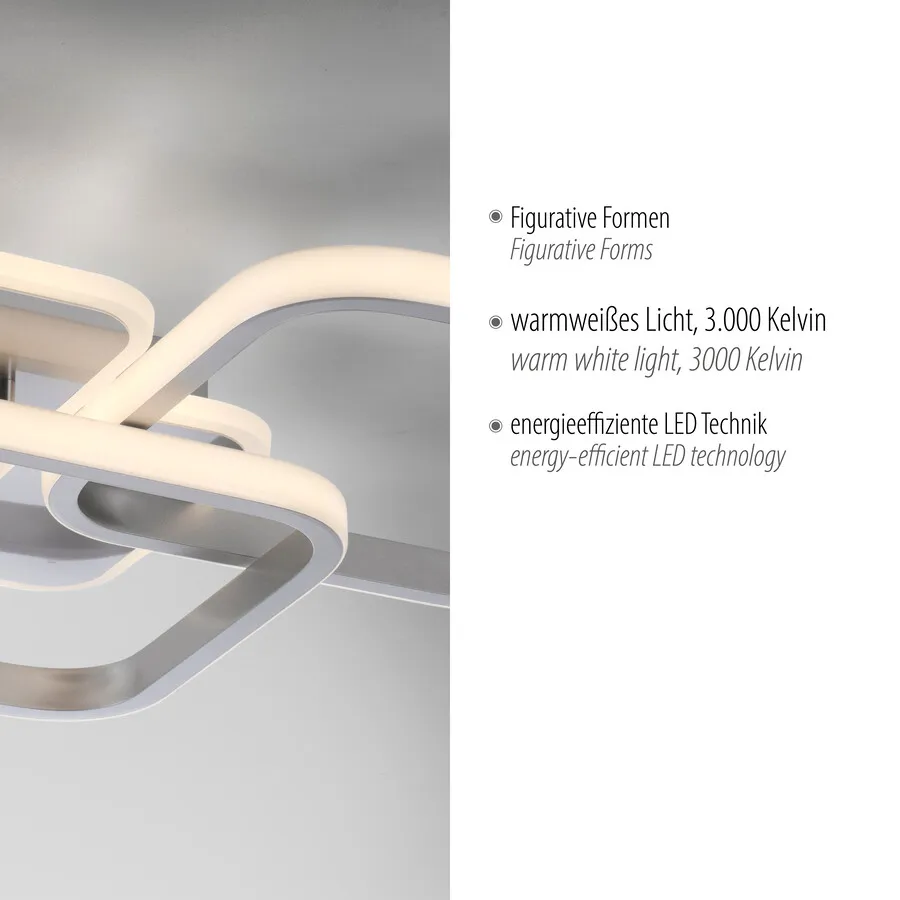 Lampa sufitowa SEVENT 14117-55 - stalowy