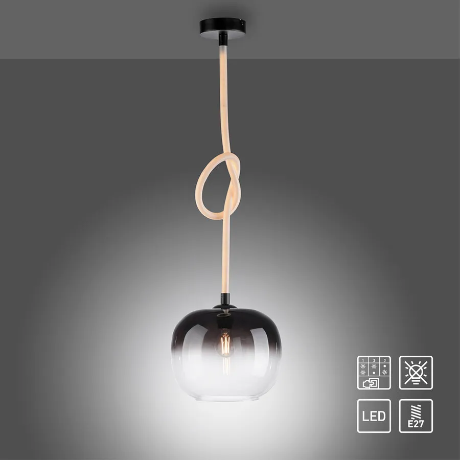 Lampa wisząca LUMA 2410-18 - czarny