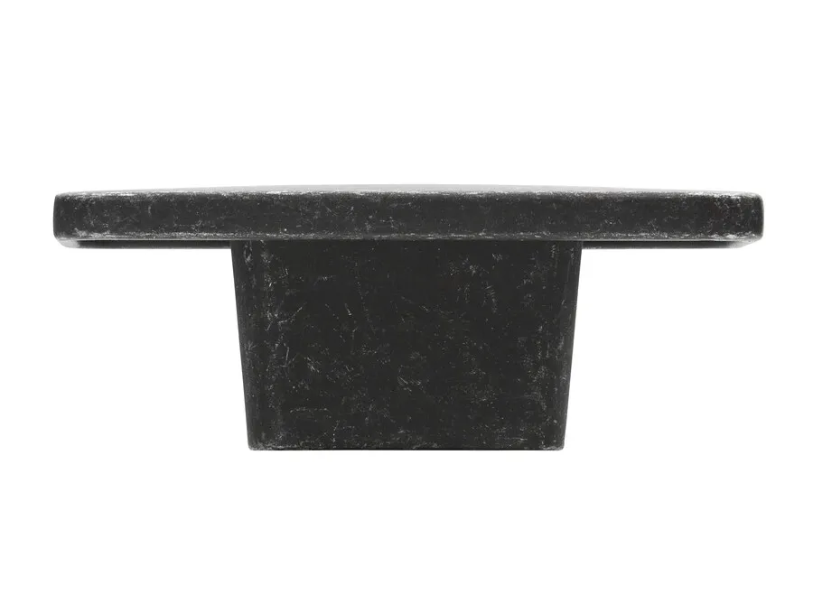 Gałka prostokątna 2411 - żelazo antyczne / wys. 58 mm