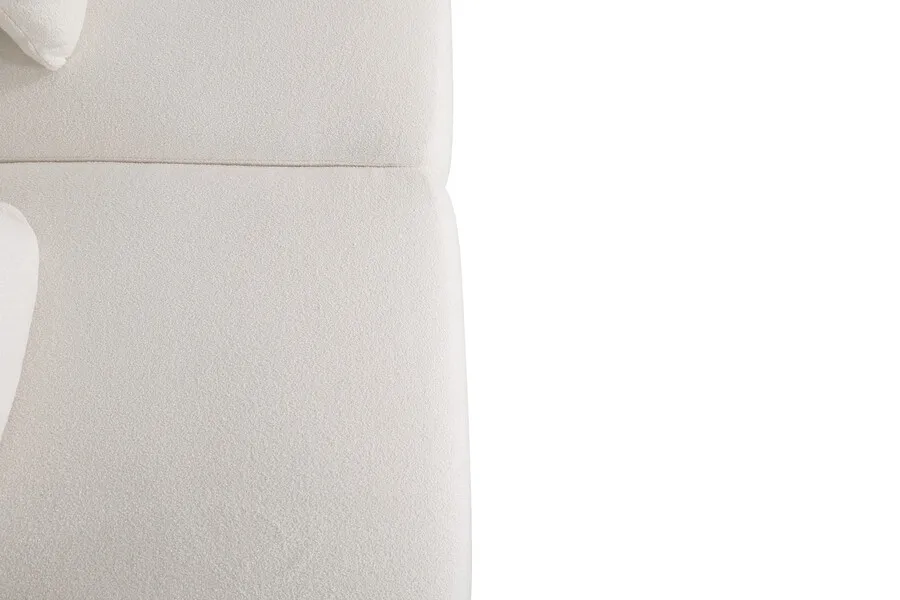 Sofa 2-osobowa NUA N49 bouclé - złamana biel