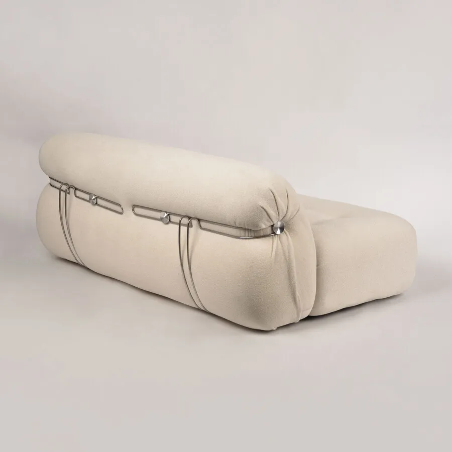Sofa 3-osobowa NUA N59 bouclé - złamana biel