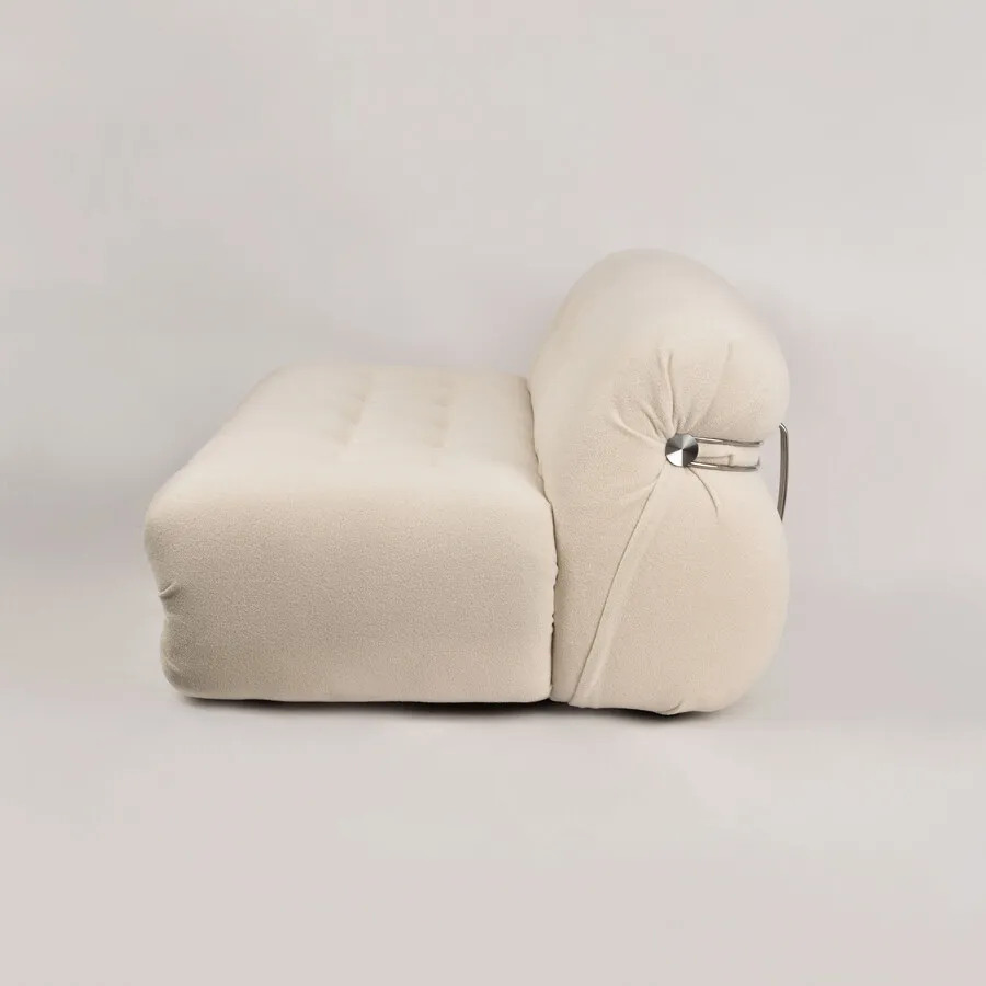 Sofa 3-osobowa NUA N59 bouclé - złamana biel
