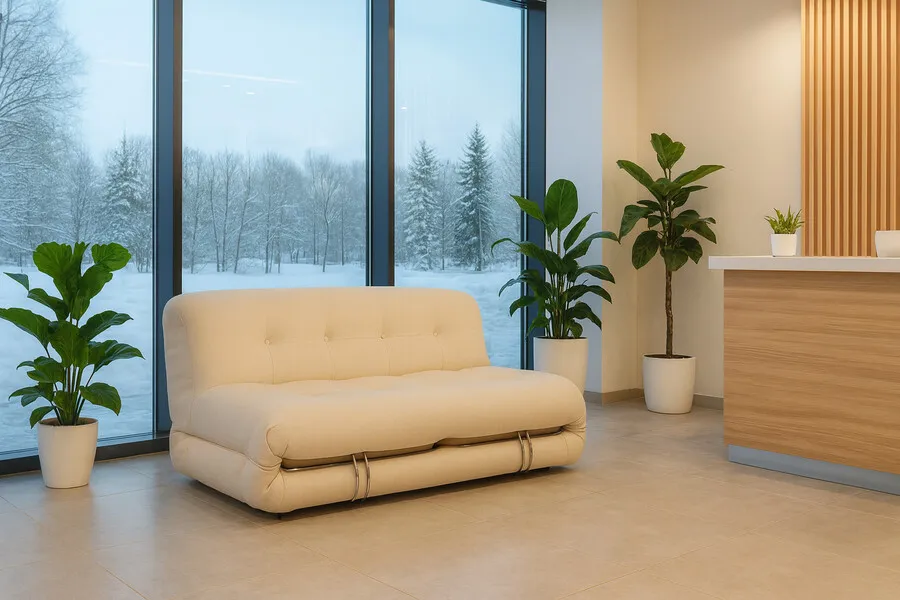 Sofa 3-osobowa NUA N59 bouclé - złamana biel