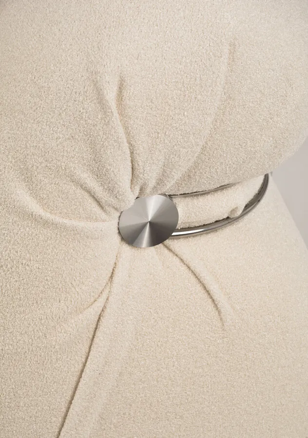 Sofa 3-osobowa NUA N59 bouclé - złamana biel