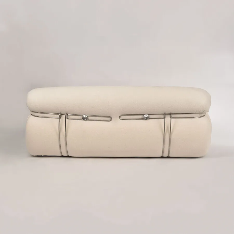Sofa 3-osobowa NUA N59 bouclé - złamana biel