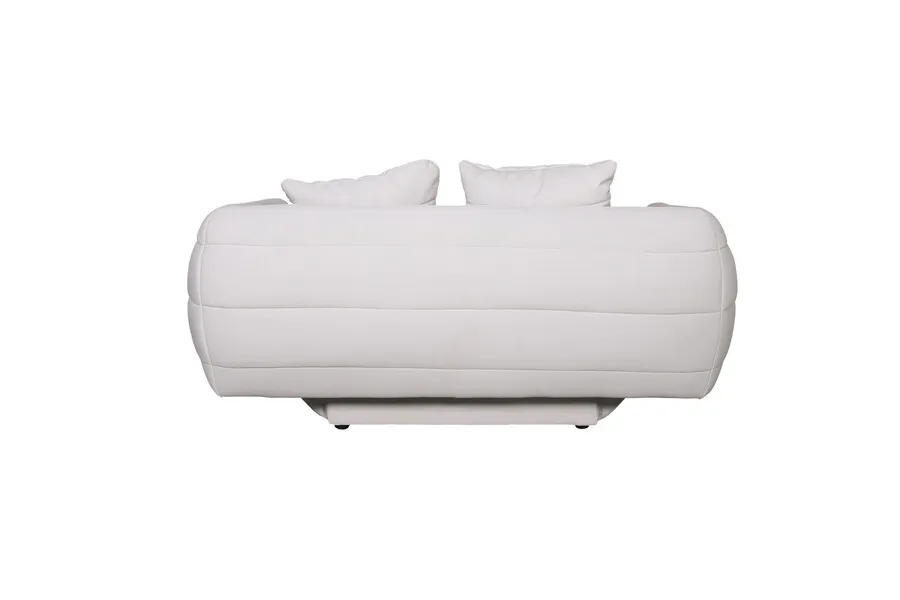 Sofa 2-osobowa NUA N90 welur - złamana biel