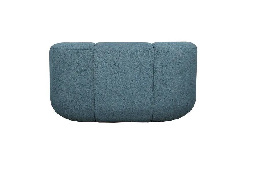 Sofa 2-osobowa szenilowa NUA N88 - niebieski