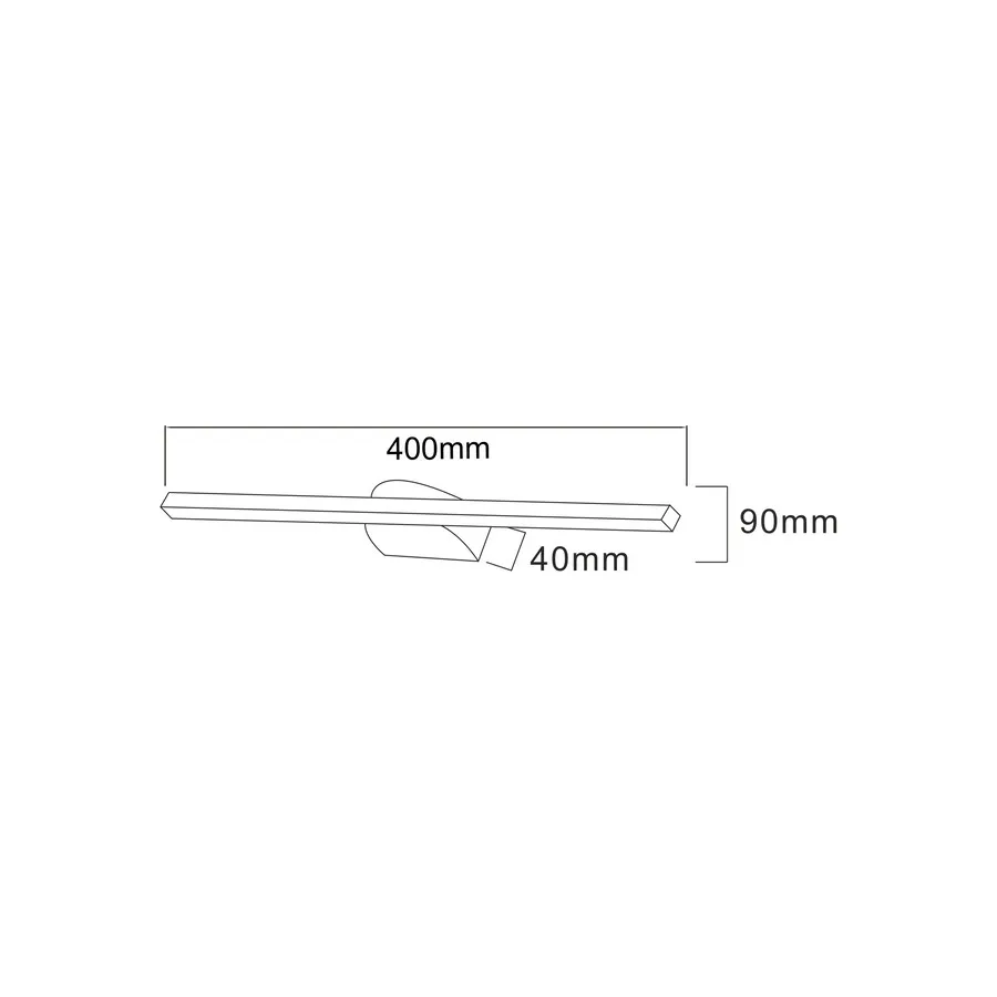 Kinkiet ARVI W89551-40BK - czarny
