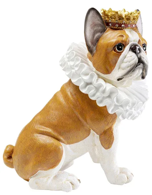 Figurka dekoracyjna KING DOG 29 - brązowy