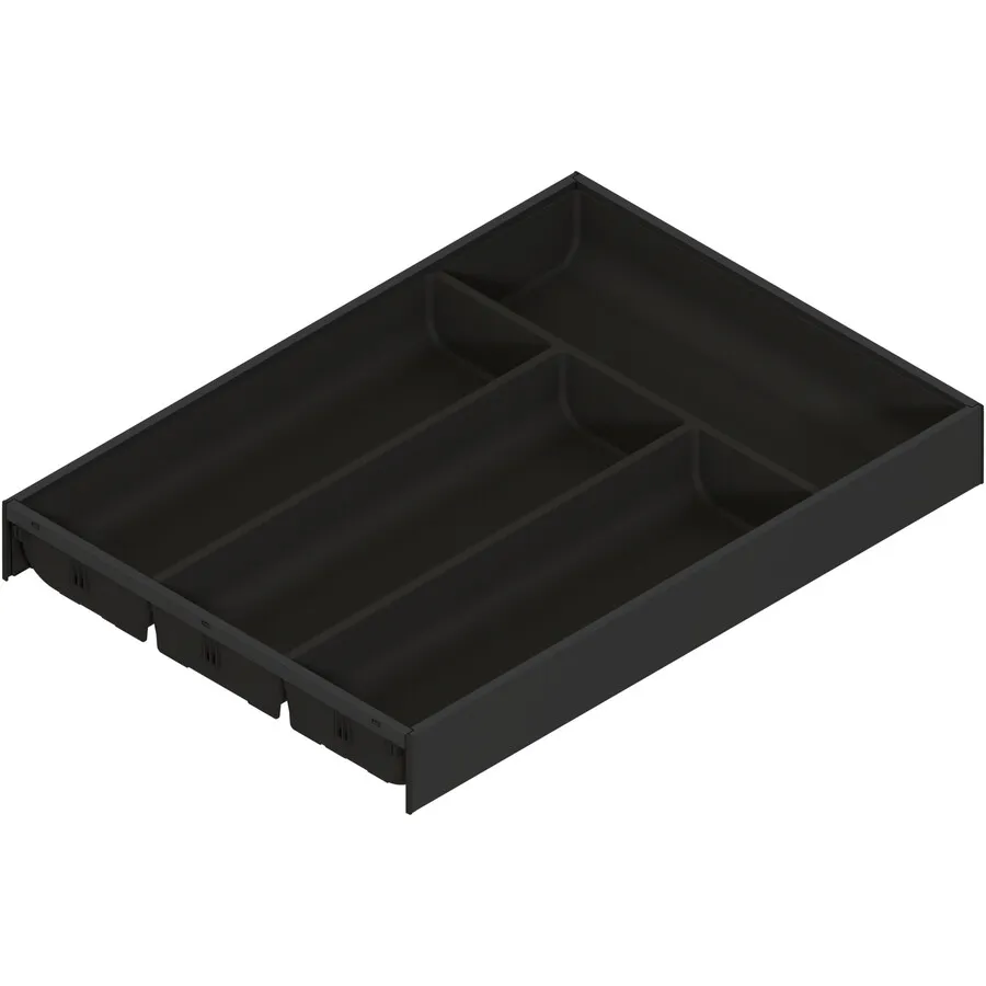 Wkład na sztućce AMBIA-LINE do Legrabox i Merivobox - czarny / 30x45 cm