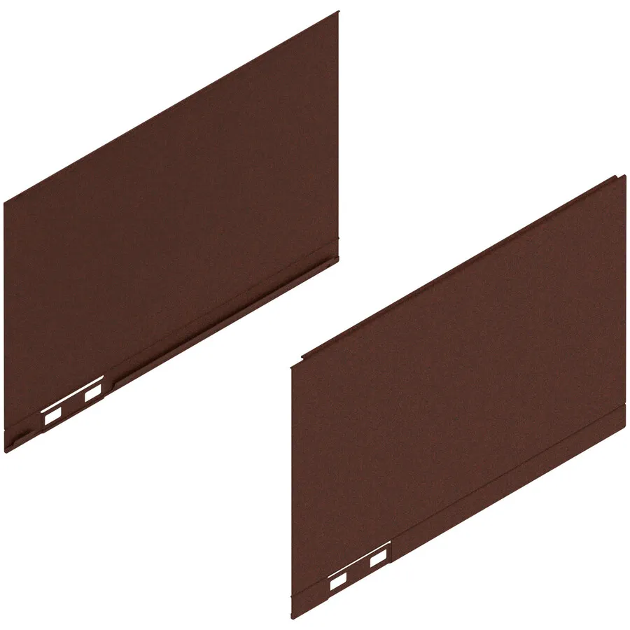 LEGRABOX Element dekoracyjny, wysokość C (177 mm), dł.=270 mm, prawy+lewy+noble rust*P/U: 10