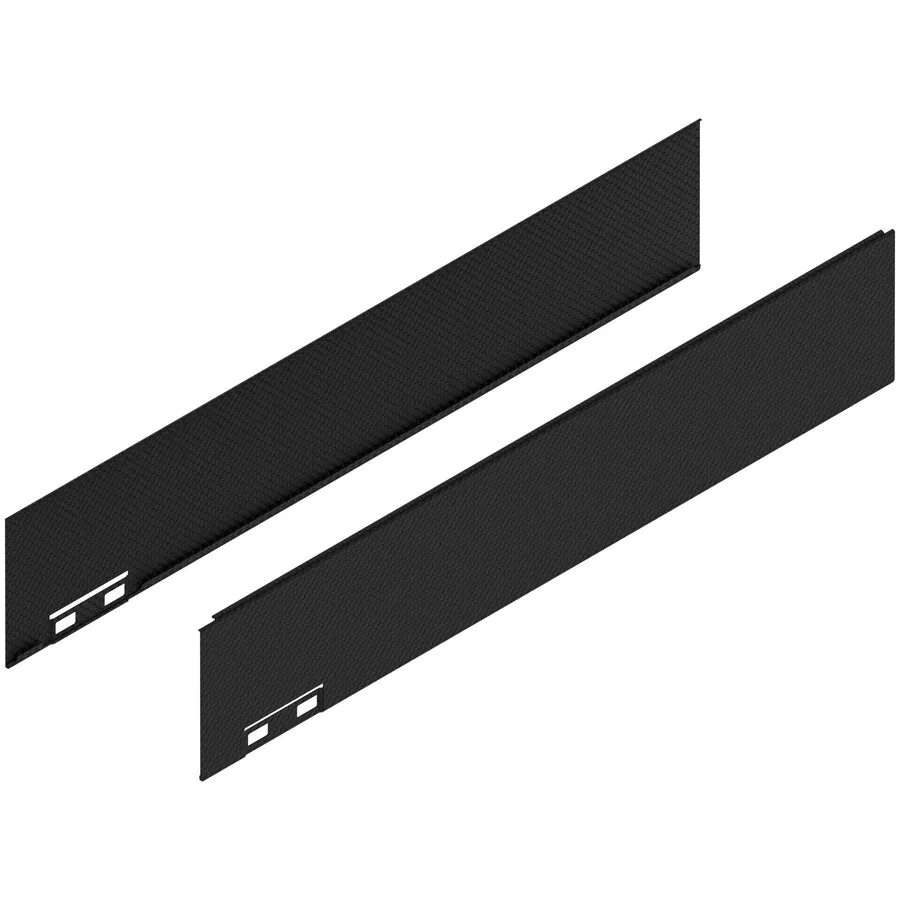 LEGRABOX Element dekoracyjny, wysokość M (90.5 mm), dł.=450 mm, prawy+lewy+czarny carb./carb.look*P/U: 20