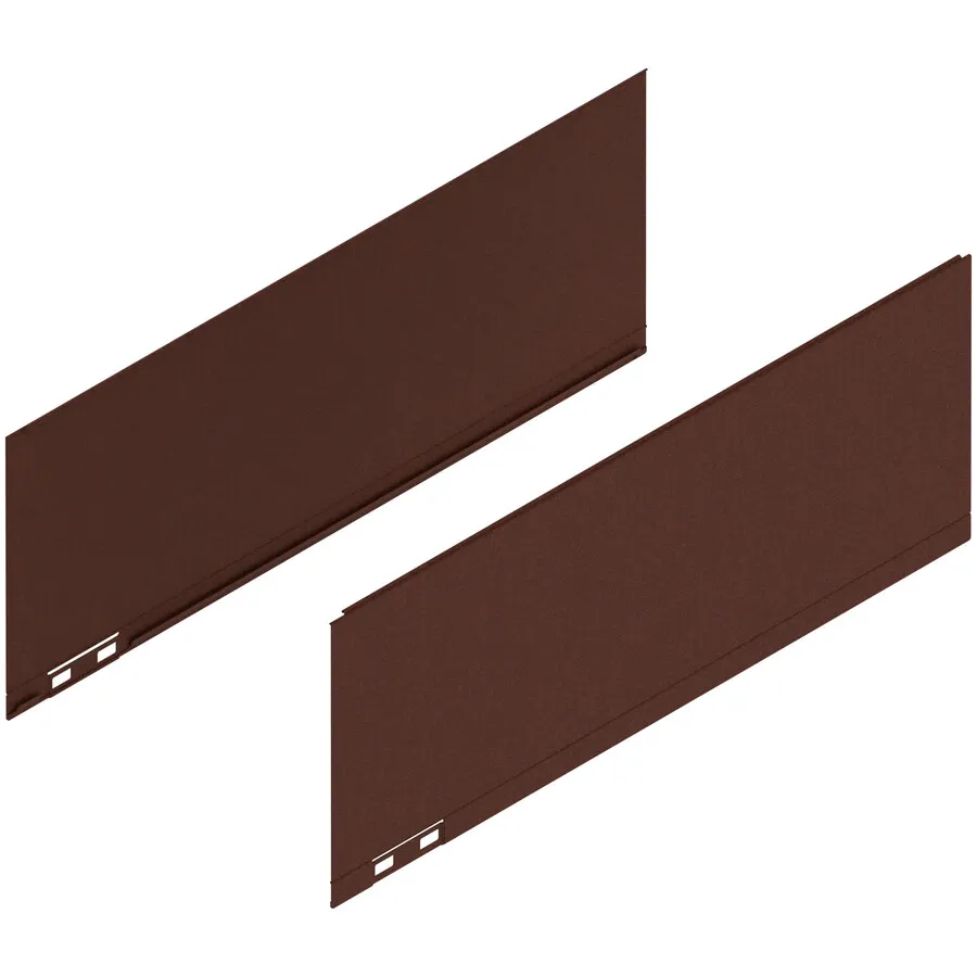 LEGRABOX Element dekoracyjny, wysokość C (177 mm), dł.=450 mm, prawy+lewy+noble rust*P/U: 10