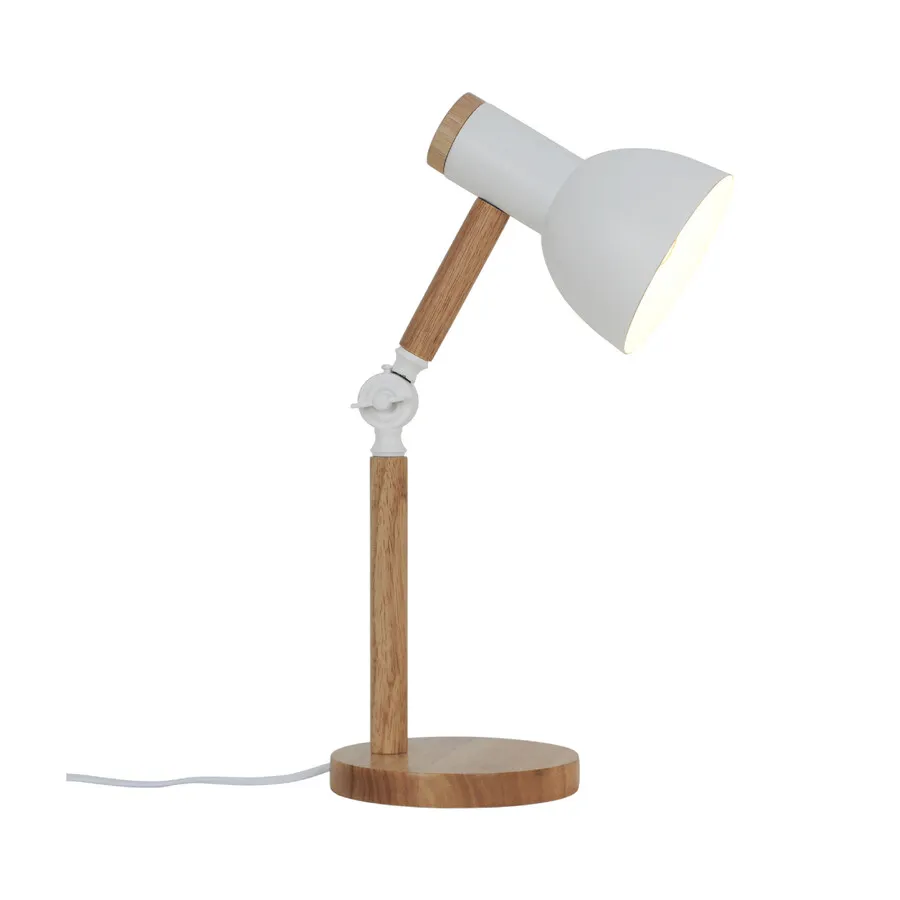 Lampa stołowa BALBO T22004B-WH - biały/naturalny